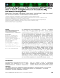 Báo cáo khoa học: Functional signiﬁcance of ﬁve noncanonical Ca2+-binding sites of human transglutaminase 2 characterized by site-directed mutagenesis