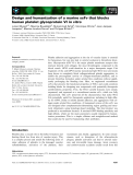 Báo cáo khoa học: Design and humanization of a murine scFv that blocks human platelet glycoprotein VI in vitro