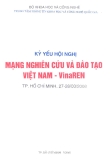 Kỷ yếu hội nghị mạng nghiên cứu, đào tạo Việt Nam- Vinaren quá trình hình thành và phát triển