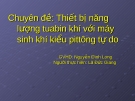 Đê tài: Thiết bị năng lượng tuabin khí với máy sinh khí kiểu pittông tự do