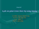 Chuyên đề: Lịch sử phát triển thiết bị năng lượng