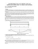 Báo cáo khoa học " DẦM BÊ TÔNG ỨNG SUẤT TRƯỚC CĂNG SAU KHÔNG BÁM DÍNH CHỊU TẢI TRỌNG PHÂN BỐ ĐỀ "