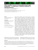 Báo cáo khoa học: Novel modiﬁed version of nonphosphorylated sugar metabolism – an alternative L-rhamnose pathway of Sphingomonas sp.