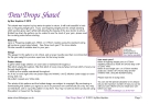 Dew Drops Shawl