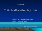 Chuyên đề : Thiết bị đẩy kiểu phụt nước