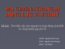 Đề tài: Tìm hiểu cấu tạo nguyên lý hoạt động của thiết bị năng lương nguyên tử