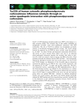 Báo cáo khoa học: Tyr235 of human cytosolic phosphoenolpyruvate carboxykinase inﬂuences catalysis through an anion–quadrupole interaction with phosphoenolpyruvate carboxylate