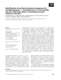 Báo cáo khoa học: Identiﬁcation of preferred substrate sequences for transglutaminase 1 – development of a novel peptide that can efﬁciently detect cross-linking enzyme activity in the skin