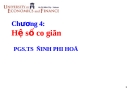 Chương 4:  Hệ số co giãn