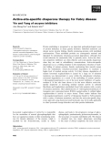 Báo cáo khoa học: Active-site-speciﬁc chaperone therapy for Fabry disease Yin and Yang of enzyme inhibitors