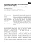 Báo cáo khoa học: A new sulfurtransferase from the hyperthermophilic bacterium Aquifex aeolicus Being single is not so simple when temperature gets high