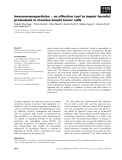 Báo cáo khoa học: Immunonanoparticles ) an effective tool to impair harmful proteolysis in invasive breast tumor cells