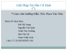 Giải Pháp Tài Sản Cố Định