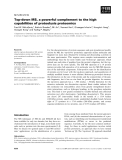 Báo cáo khoa học: Top-down MS, a powerful complement to the high capabilities of proteolysis proteomics