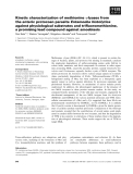 Báo cáo khoa học: Kinetic characterization of methionine c-lyases from the enteric protozoan parasite Entamoeba histolytica against physiological substrates and triﬂuoromethionine, a promising lead compound against amoebiasis