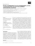 Báo cáo khoa học: Protein crystallography for non-crystallographers, or how to get the best (but not more) from published macromolecular structures