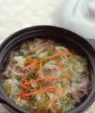 Canh bắp cải nấu sườn đậm đà giản dị