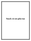 Snack củ sen giòn tan