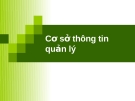 Cơ sở thông tin quản lý