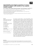 Báo cáo khoa học: Ligand binding and antigenic properties of a human neonatal Fc receptor with mutation of two unpaired cysteine residues
