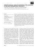 Báo cáo khoa học: Critical molecular regions for elicitation of the sweetness of the sweet-tasting protein, thaumatin I