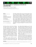 Báo cáo khoa học: The sequentiallity of nucleosomes in the 30 nm chromatin ﬁbre