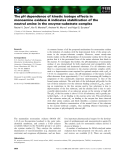 Báo cáo khoa học: The pH dependence of kinetic isotope effects in monoamine oxidase A indicates stabilization of the neutral amine in the enzyme–substrate complex