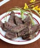 Bắp bò ngâm giấm - món ngon cho ngày nghỉ lễ