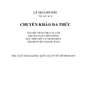 Tóm tắt Chuyên khảo đa thức - Nhà giáo ưu tú Lê Hoành Phò