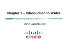 Chapter 1 – Introduction to WANs