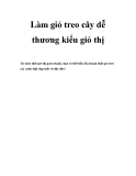 Làm giỏ treo cây dễ thương kiểu giỏ thị