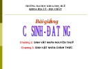 Bài giảng về: Cổ sinh-Địa tầng