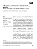 Báo cáo khoa học: Cyclosporin A-induced oxidative stress is not the consequence of an increase in mitochondrial membrane potential