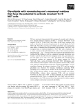 Báo cáo khoa học: Glycolipids with nonreducing end a-mannosyl residues that have the potential to activate invariant Va19 NKT cells