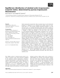 Báo cáo khoa học: Equilibrium distribution of skeletal actin–tropomyosin– troponin states, determined by pyrene–tropomyosin ﬂuorescence