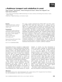 Báo cáo khoa học: L-Arabinose transport and catabolism in yeast