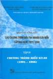 Báo cáo tổng kết chương trình điều tra nghiên cứu biển cấp nhà nước 1997 -2000 (tập 4)