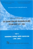 Báo cáo tổng kết chương trình điều tra nghiên cứu biển cấp nhà nước 1997 -2000 (tập 5)