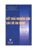 Kết quả nghiên cứu các đề án VNRP