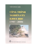 Các công trình nghiên cứu khoa học 1987 -2000