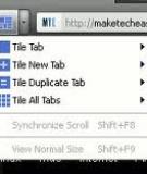 Tile tabs - Mở nhiều trang web trong cùng một thẻ