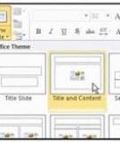 Thủ thuật PowerPoint - Chèn hình nghệ thuật vào file 