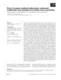 Báo cáo khoa học: Role of receptor-mediated endocytosis, endosomal acidiﬁcation and cathepsin D in cholera toxin cytotoxicity