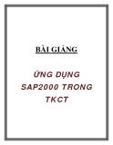 Bài giảng ứng dụng tin học SAP2000