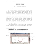 GIỚI THIỆU CHUNG VỀ COREL DRAW