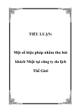 TIỂU LUẬN:  Một số biện pháp nhằm thu hút khách Nhật tại công ty du lịch Thế Gíơi