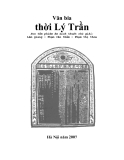 Văn bia  thời Lý Trần