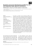Báo cáo khoa học: Properties of pyranose dehydrogenase puriﬁed from the litter-degrading fungus Agaricus xanthoderma