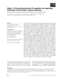 Báo cáo khoa học: Alpha 1,3-fucosyltransferase-VII regulates the signaling molecules of the insulin receptor pathway