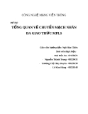 CÔNG NGHỆ MẠNG VIỄN THÔNG - Đề Tài:  "TỔNG QUAN VỀ CHUYỂN MẠCH NHÃN ĐA GIAO THỨC MPLS"